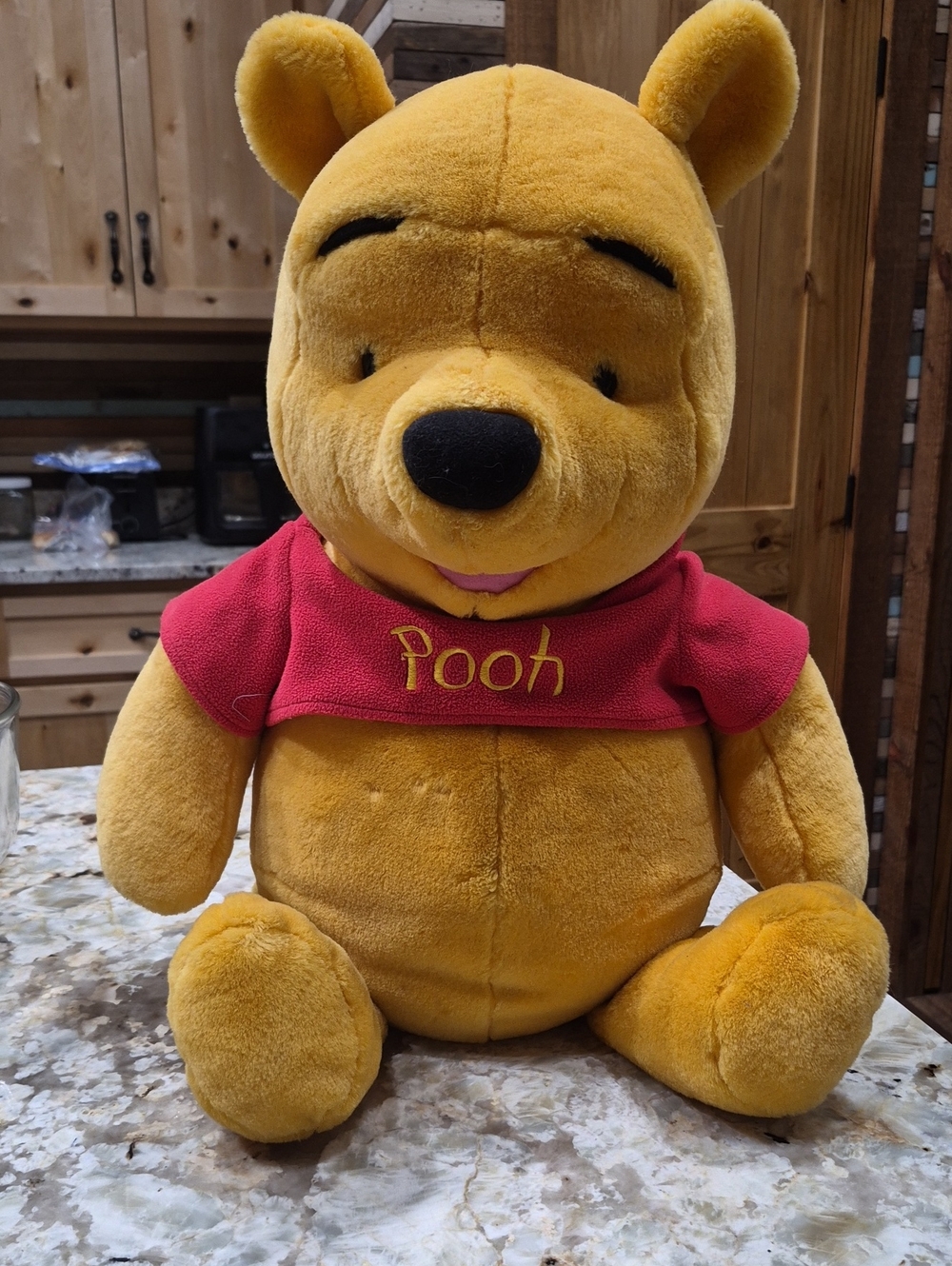 Jumbo Fisher Price Winnie The Pooh Plush Stuffed Toy 20" Tall Nostalgia